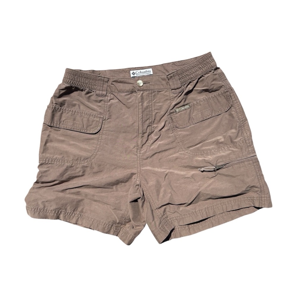 Columbia Womens Brown Hiking Cargo Shorts
